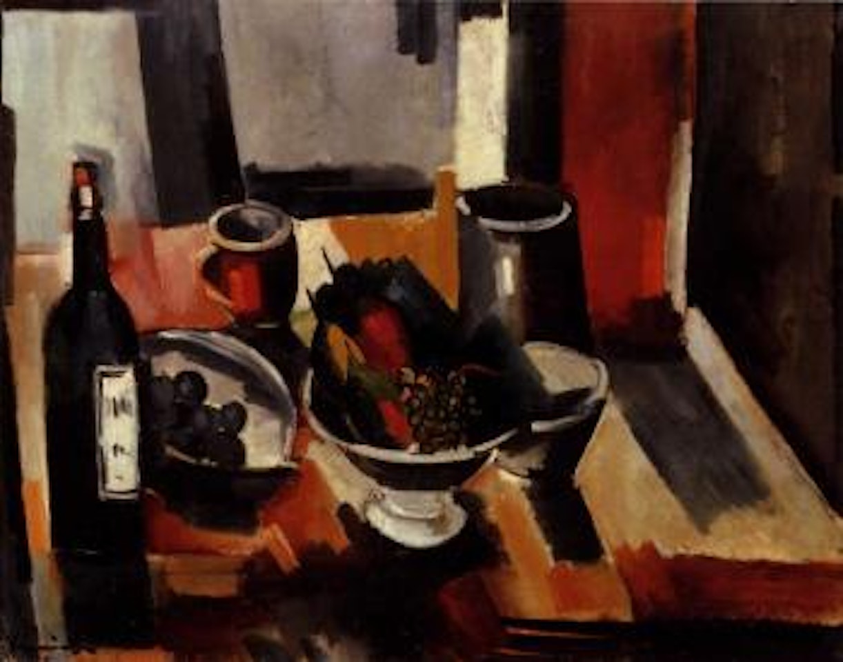 Nature morte au corbeille de fruits by Maurice de Vlaminck