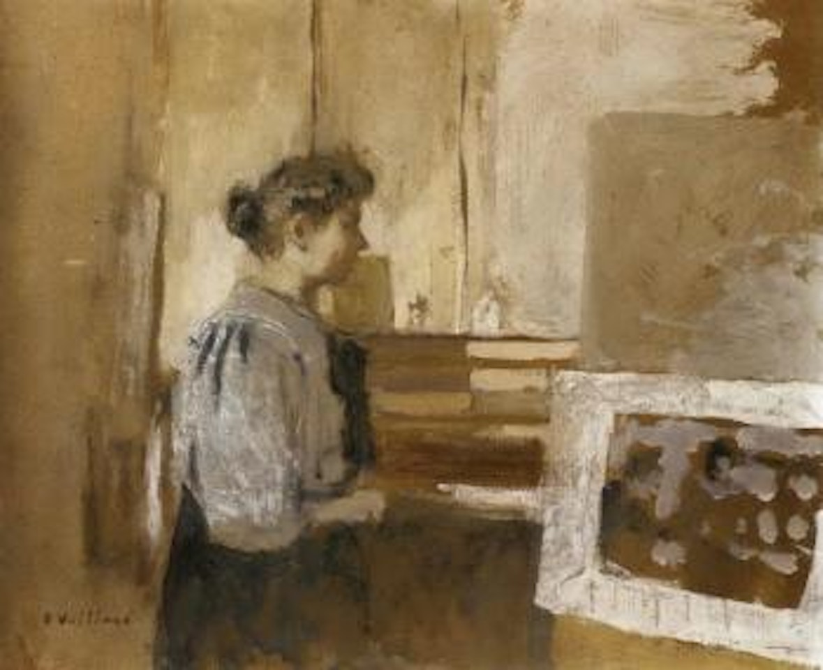 Femme dans l'atelier by Édouard Vuillard