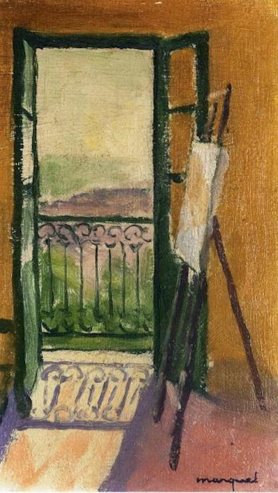 Le chevalet by Albert Marquet
