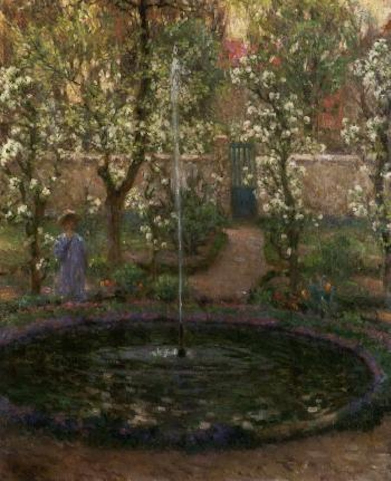 Le jet d'eau by Henri Le Sidaner