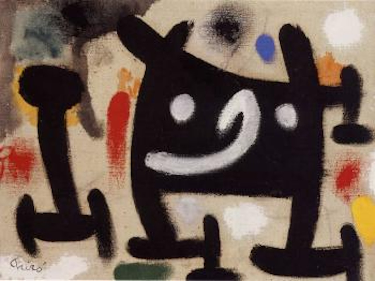 Femme et enfant II by Joan Miró