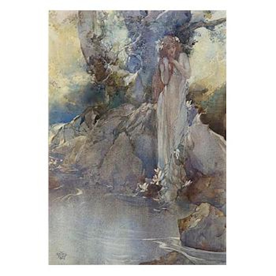 Water nymph by William Russell Flint