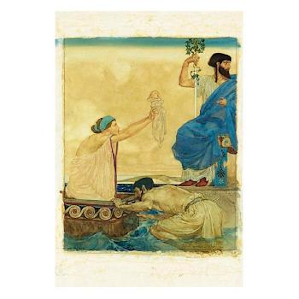 Perseus and Danae - illustration by William Russell Flint