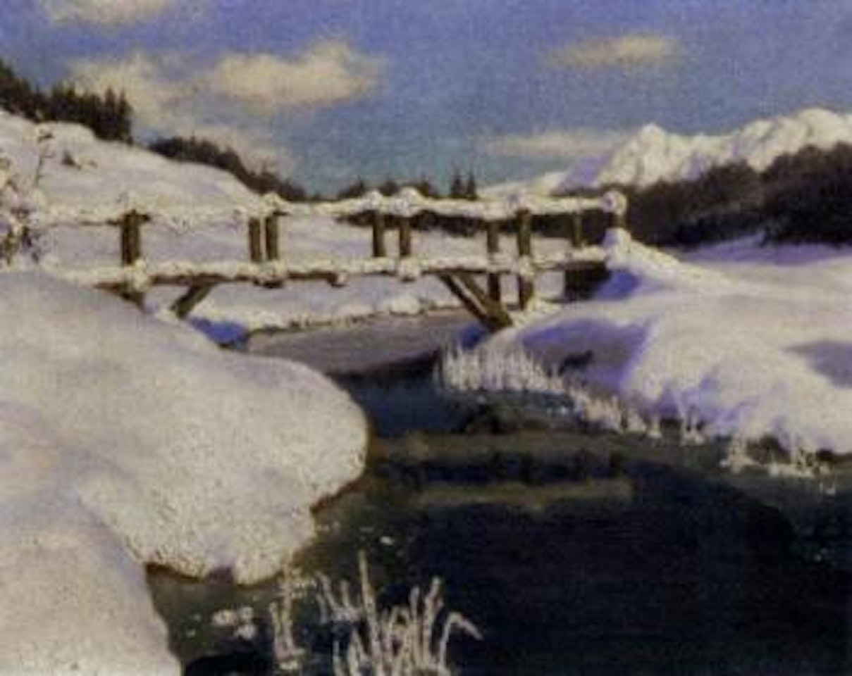 Soleil sur la neige, Suisse by Ivan Fedorovich Choultse