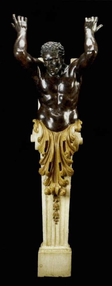 Blackamoor term figure by Italian School