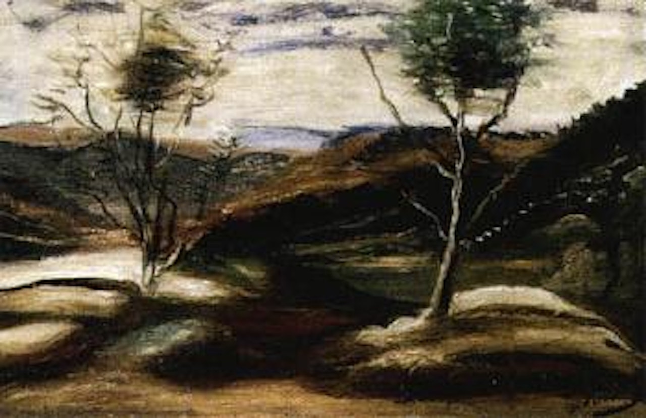 Paysage aux deux arbres by Andre Derain