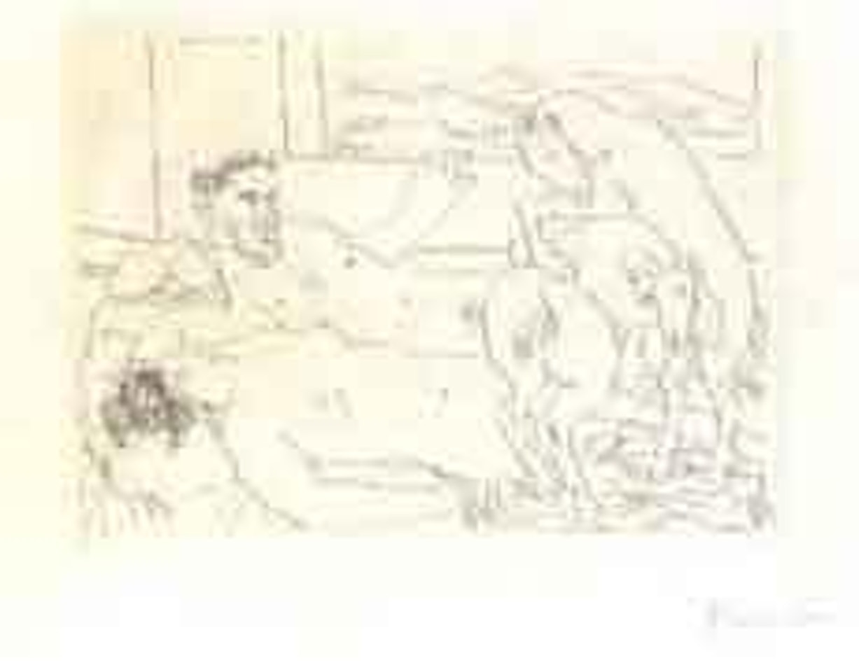 Les repos du sculpteur III by Pablo Picasso