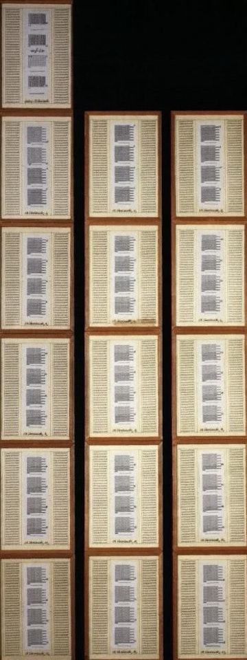 59 variante by Hanne Darboven