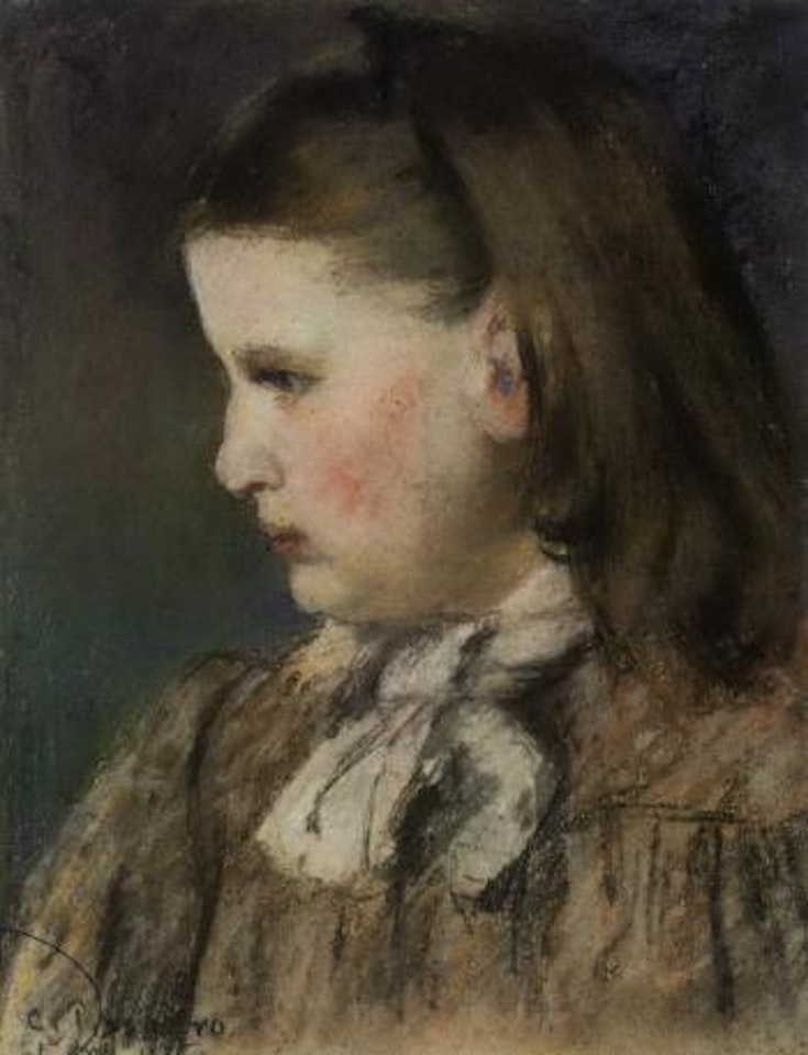 Portrait d'Eugenie Estruc by Camille Pissarro