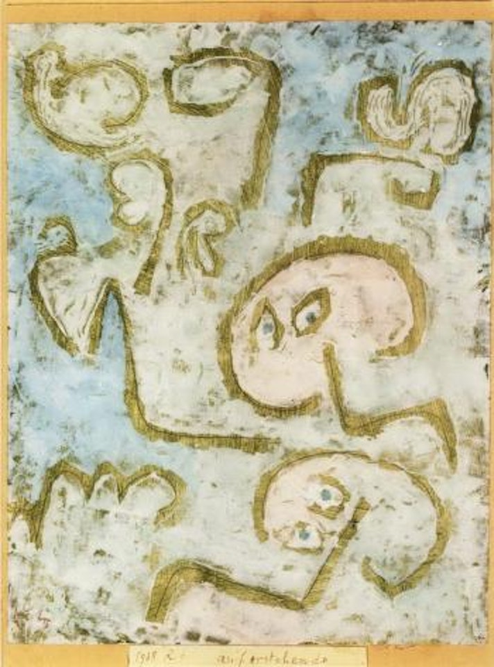 Auferstehende - Rising from the dead by Paul Klee