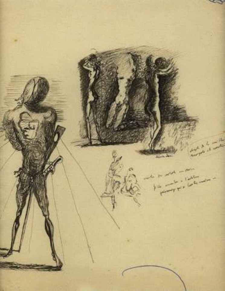 Les trois graces by Salvador Dali
