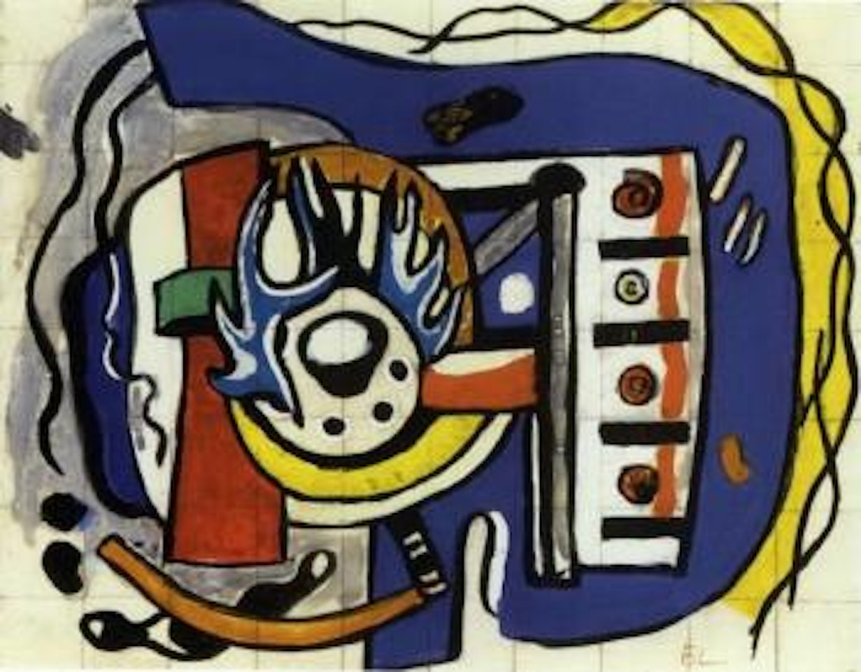 Rechaud, Gaz de France by Fernand Leger