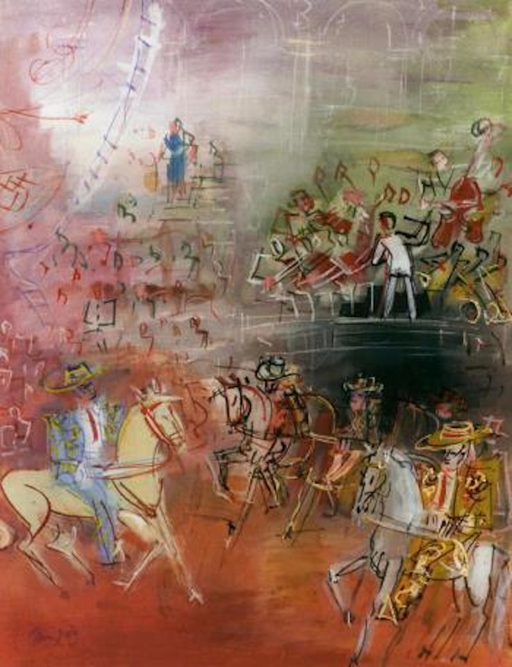 Scene de cirque by Jean Dufy