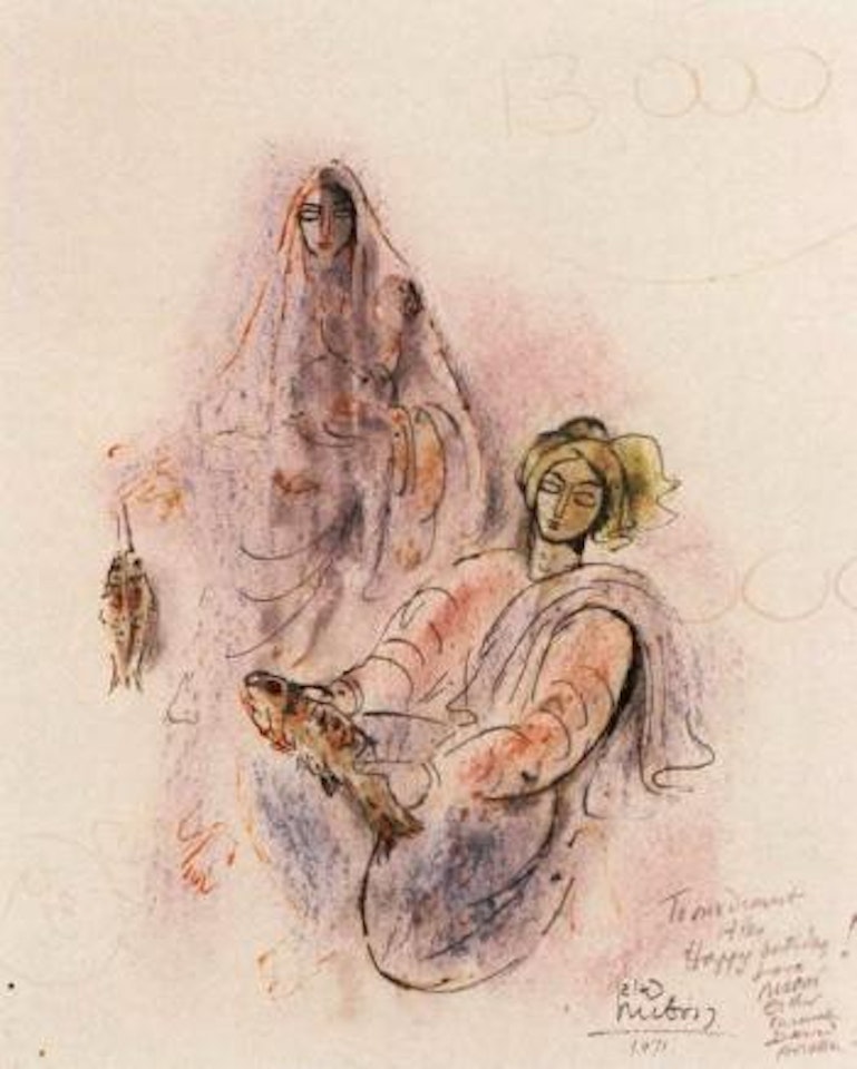 Fisherman's family by Reuven Rubin