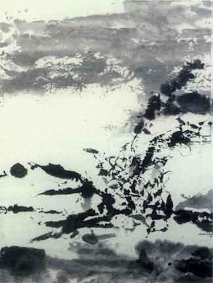 Composition feuillages by Zao Wou-Ki