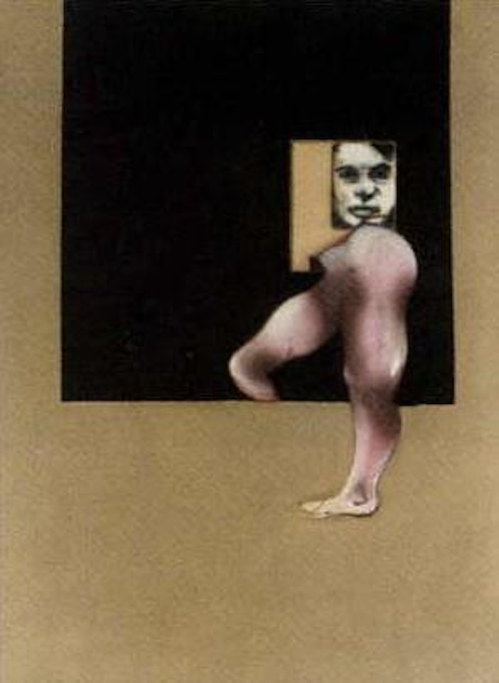 Right panel of triptych by Francis Bacon