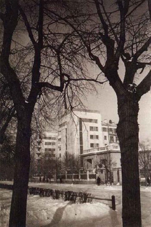 Petrovskii Park, new buildings, Dynamo Stadium District, 1932 by Alexander Rodchenko