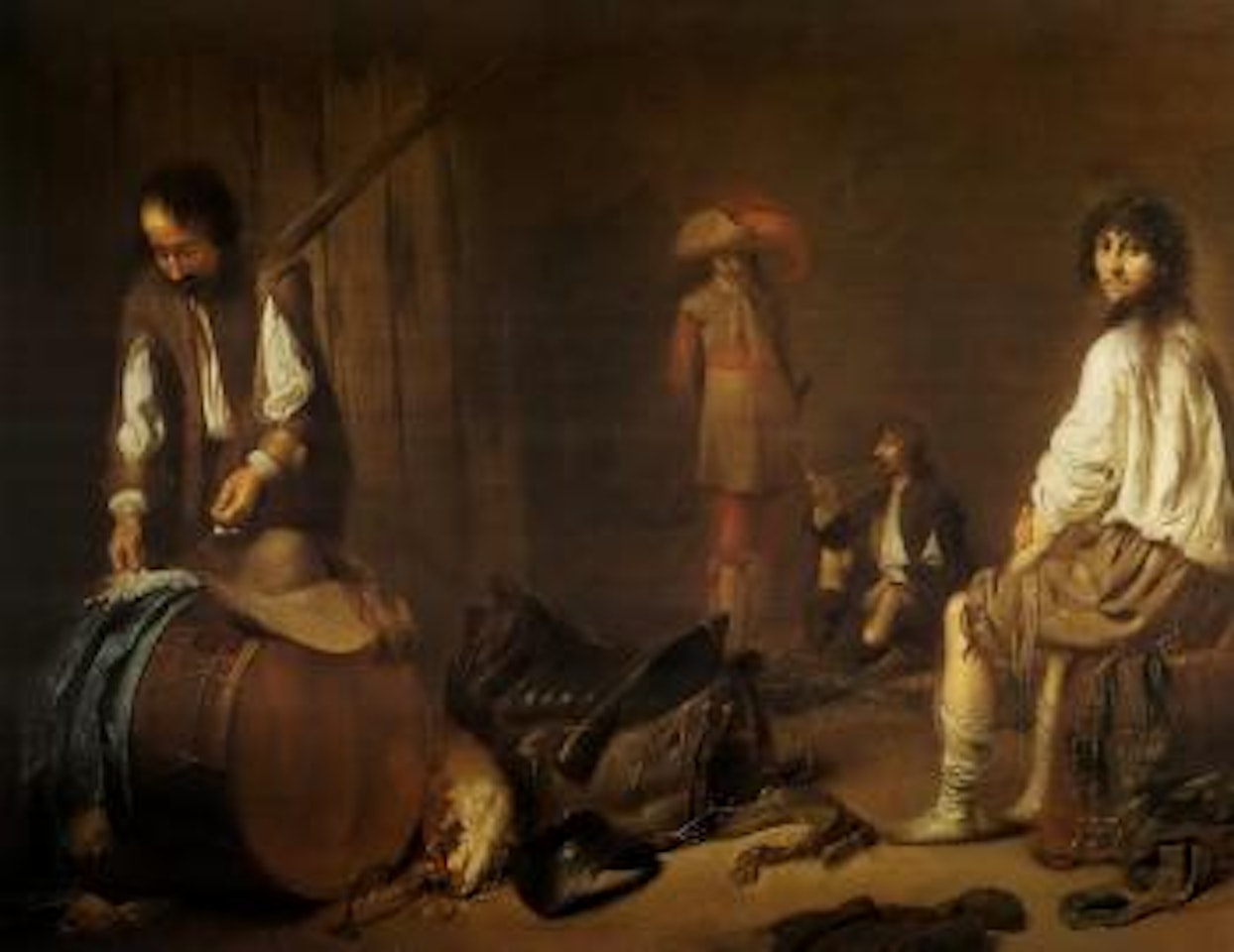 Soldiers resting by Jacob Duck