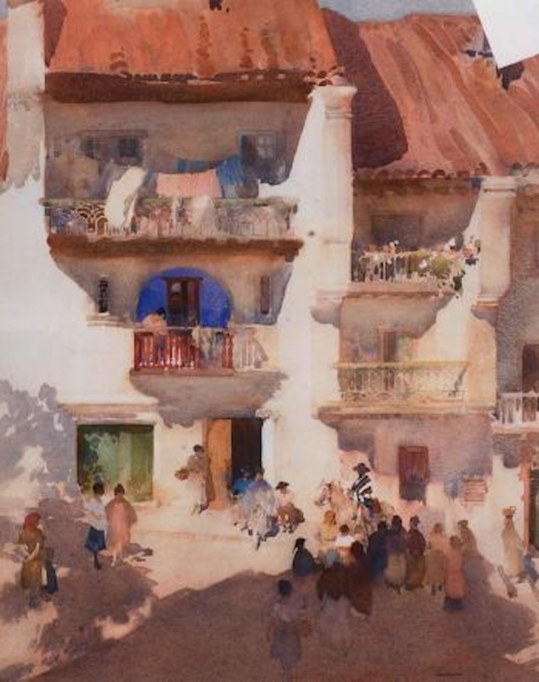Spanish windows by William Russell Flint