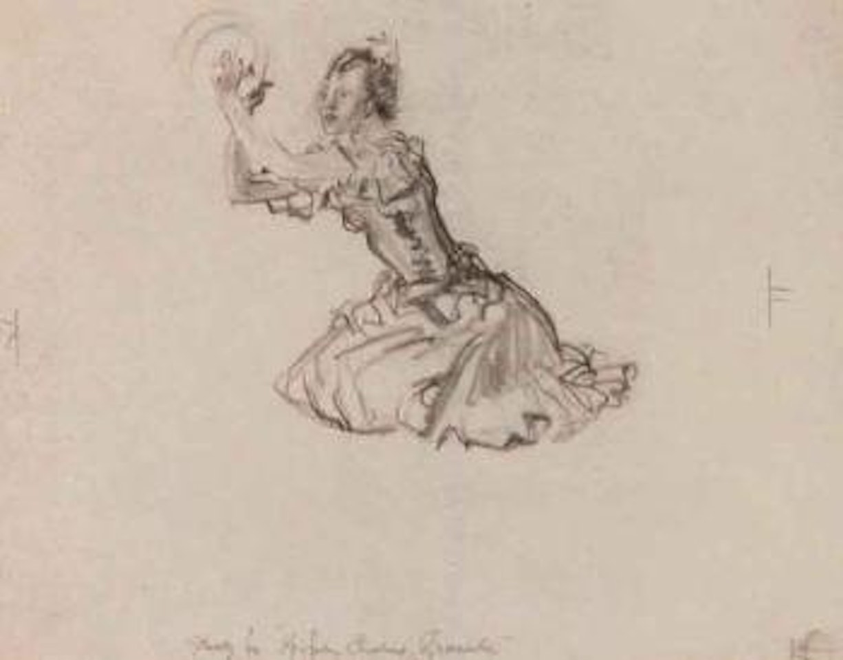 Study for gypsy chorus, Granada by William Russell Flint