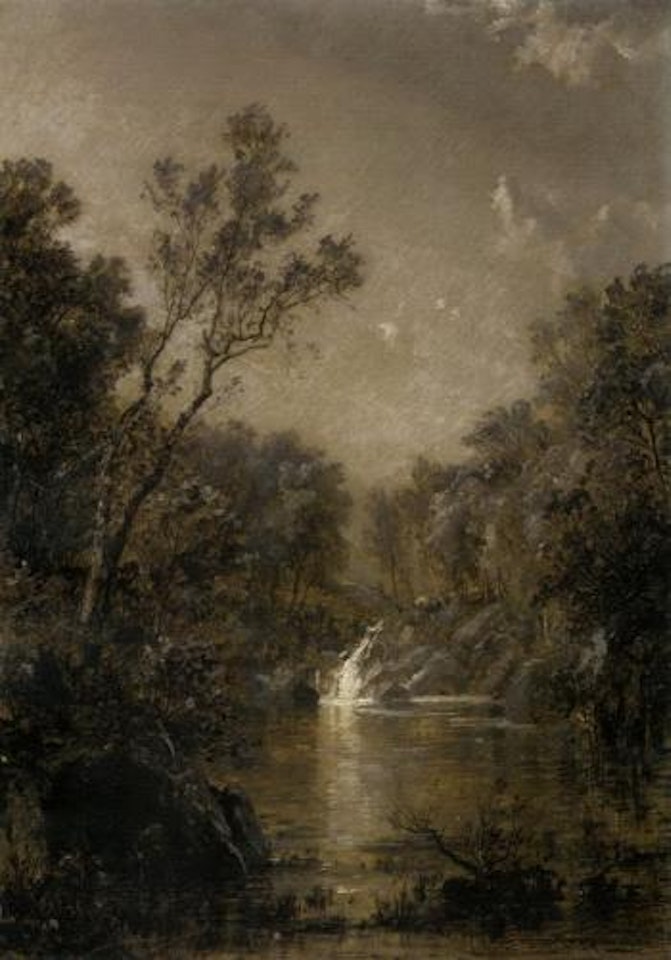 Waterfall by Jasper Francis Cropsey