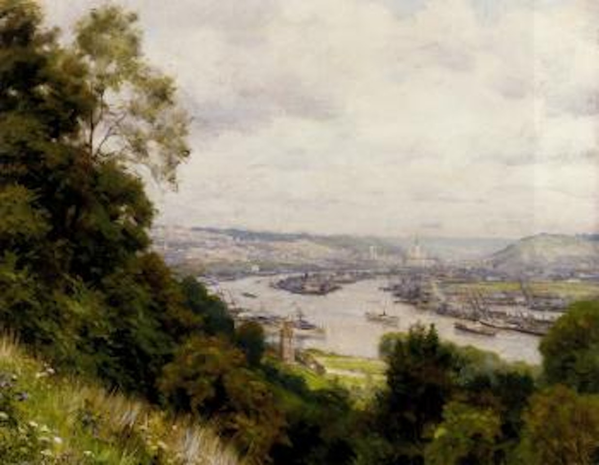View of Rouen by Louis Aston Knight