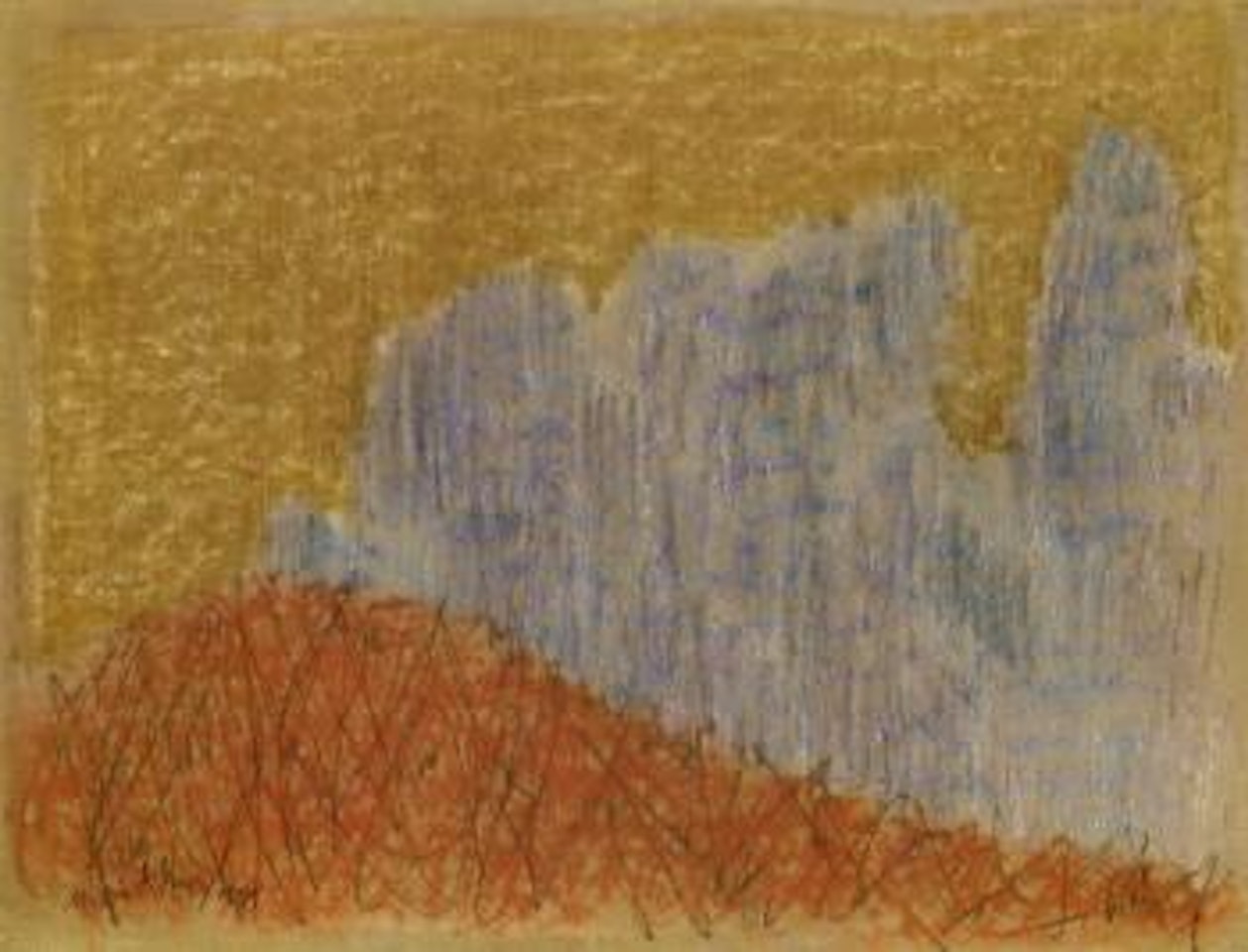 Afternoon trees by Milton Avery