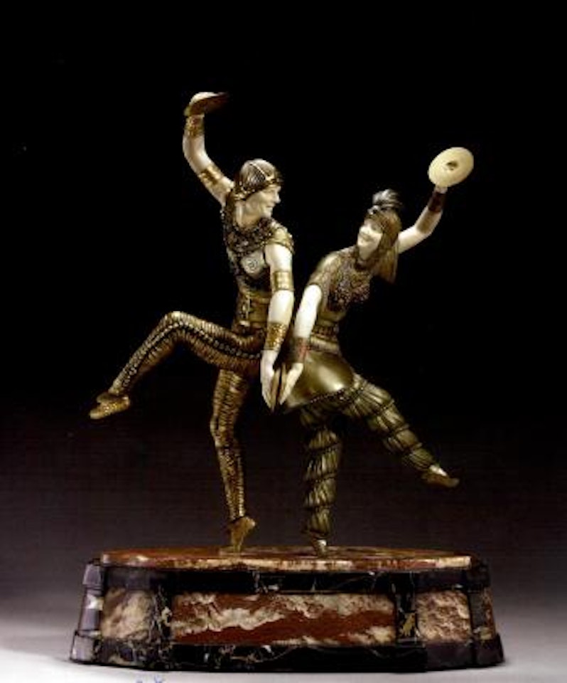 Russian dancers by Demetre Chiparus