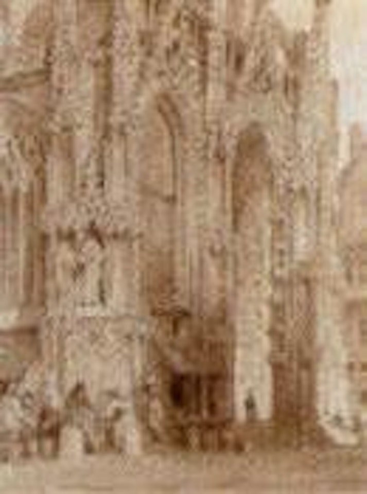 St Maclou, Rouen by Thomas Allom