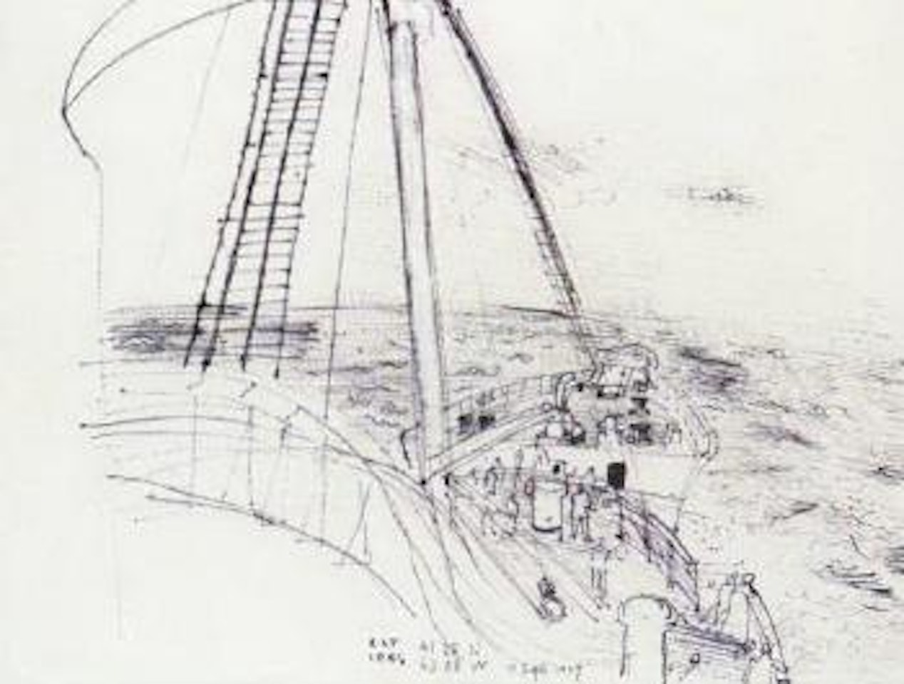 Passerelle du Queen Mary by Raoul Dufy