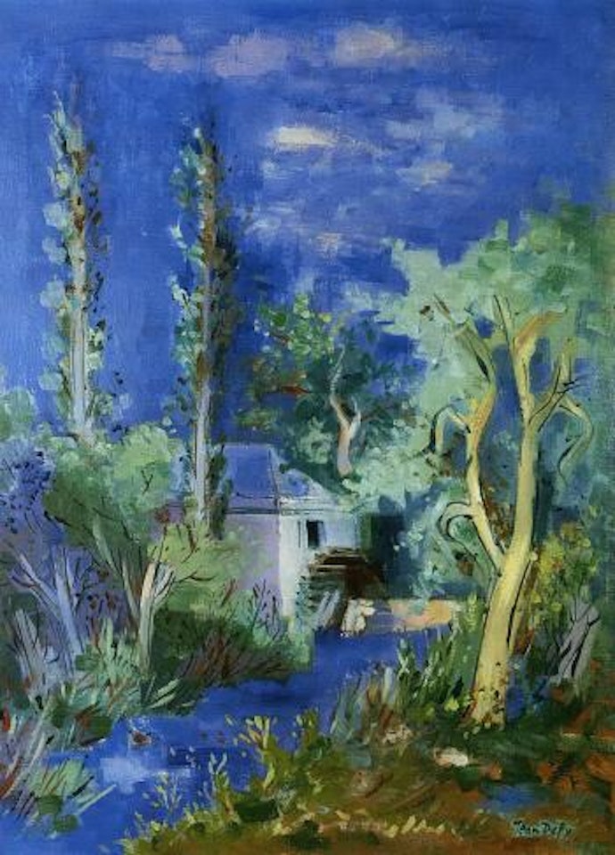 Moulin a Eau, Preuilly sur Claisse by Jean Dufy