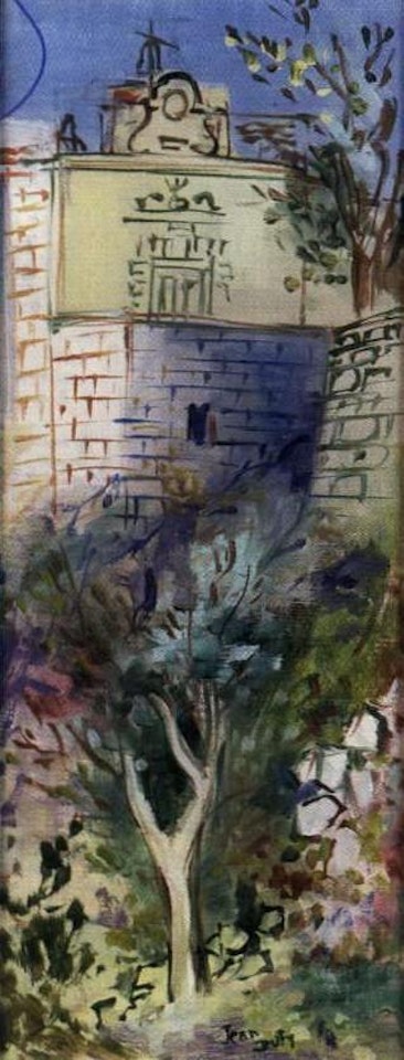 Vallon au pied d'un village by Jean Dufy
