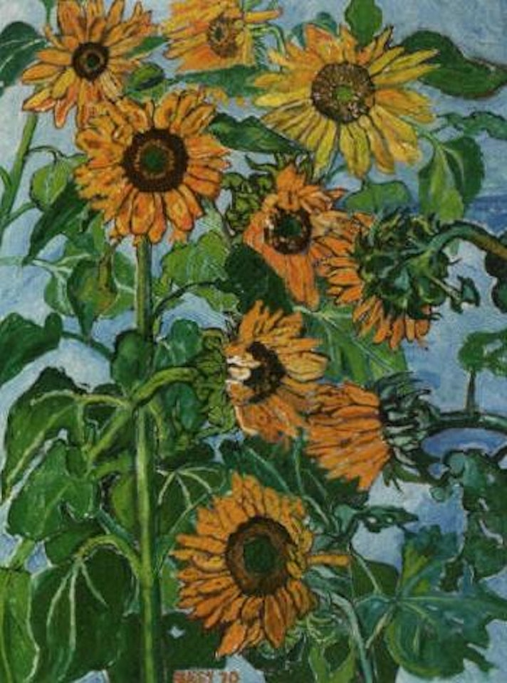 Sunflowers by John Bratby