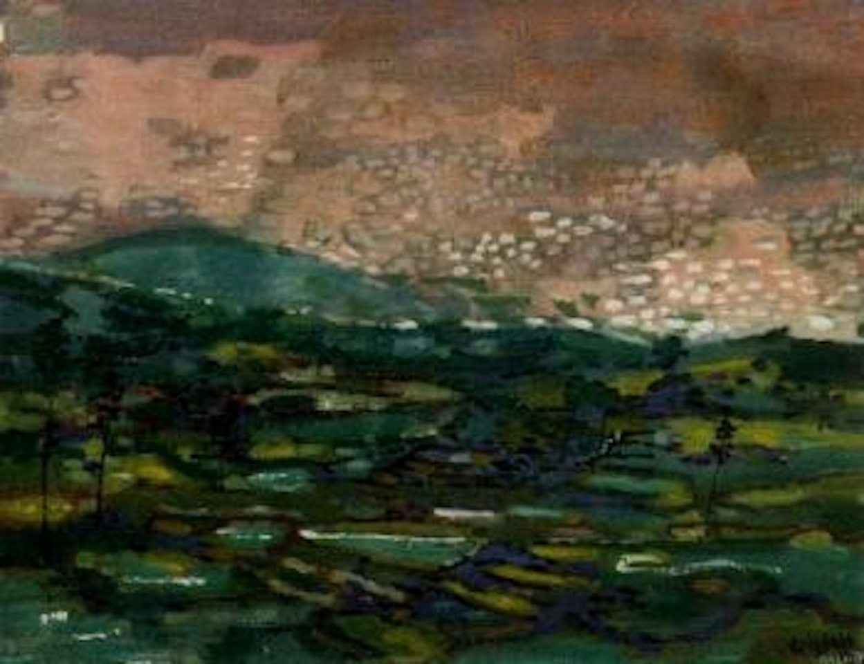 Balines landscape by Arie Smit