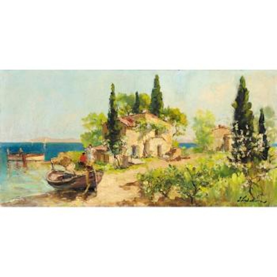 Cap d'antibes by Georgij Aleksandrovic Lapschin