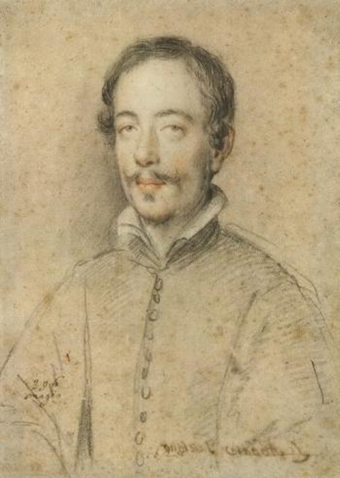 Portrait de l'abee Gaetano by Ottavio Leoni