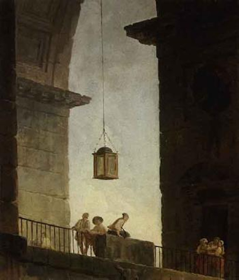 Architecture colossale de fantaisie by Hubert Robert