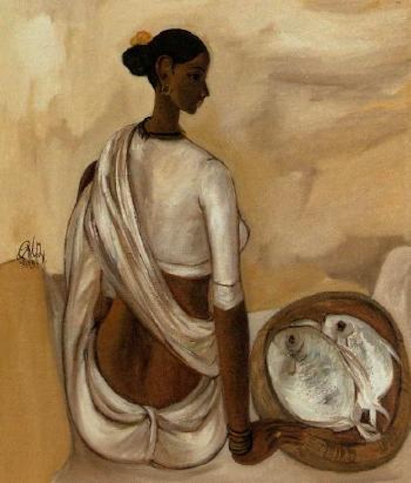 Fisherwoman by B Prabha