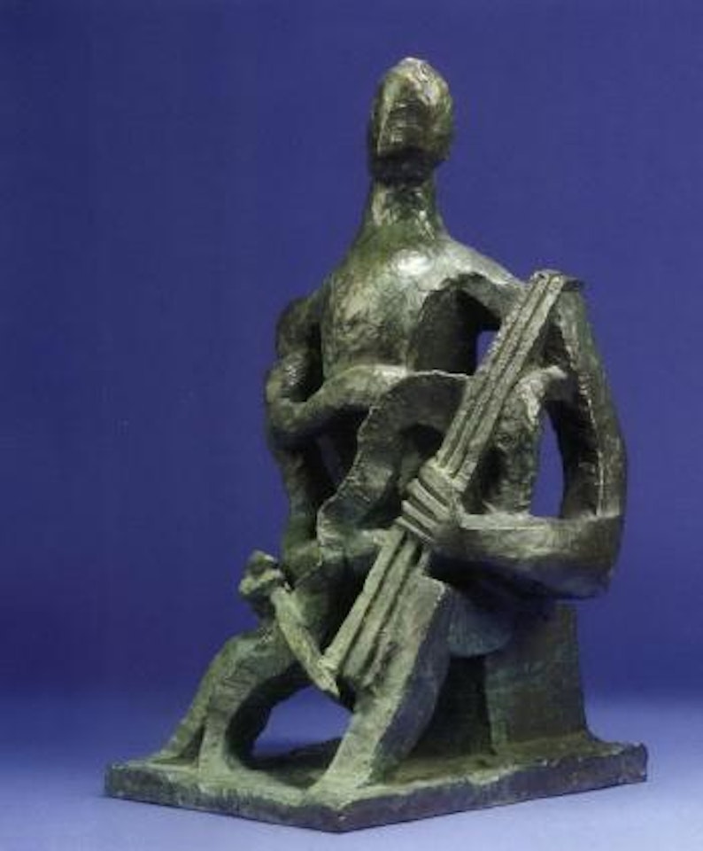 Le violoncelliste by Ossip Zadkine