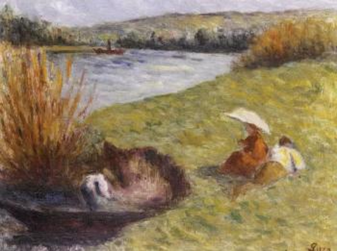 Les bords de la Marne by Maximilien Luce