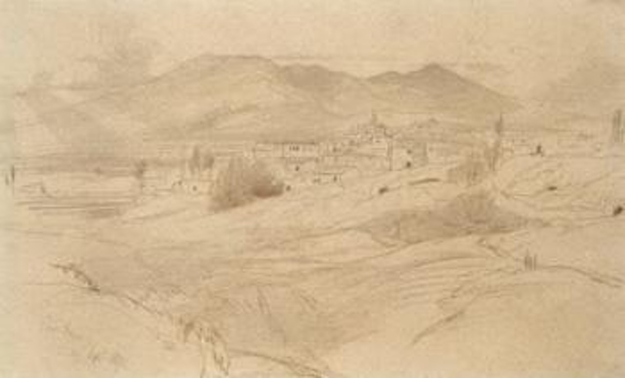 Rio Nero, Italy by Edward Lear