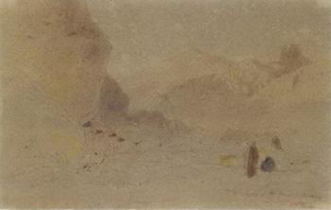 Thebes, Valley of the Tombs of the Kings by Edward Lear
