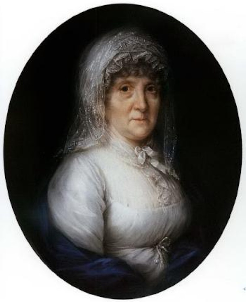 Portrait de dame au bonnet de dentelle by Marie Louise Elisabeth Vigee-Lebrun