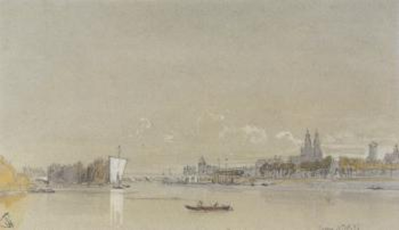 Tours on the Loire by William Callow