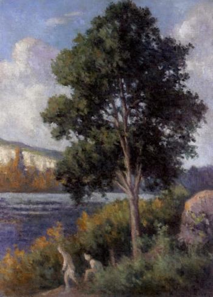 Les baigneuses by Maximilien Luce