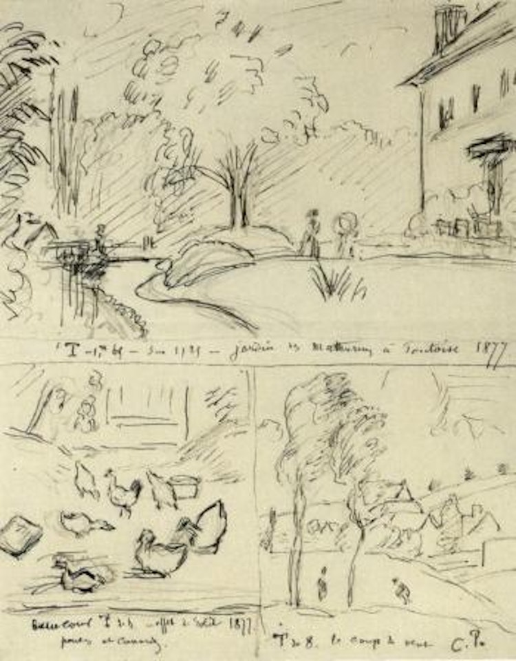 Pages d'etudes by Camille Pissarro