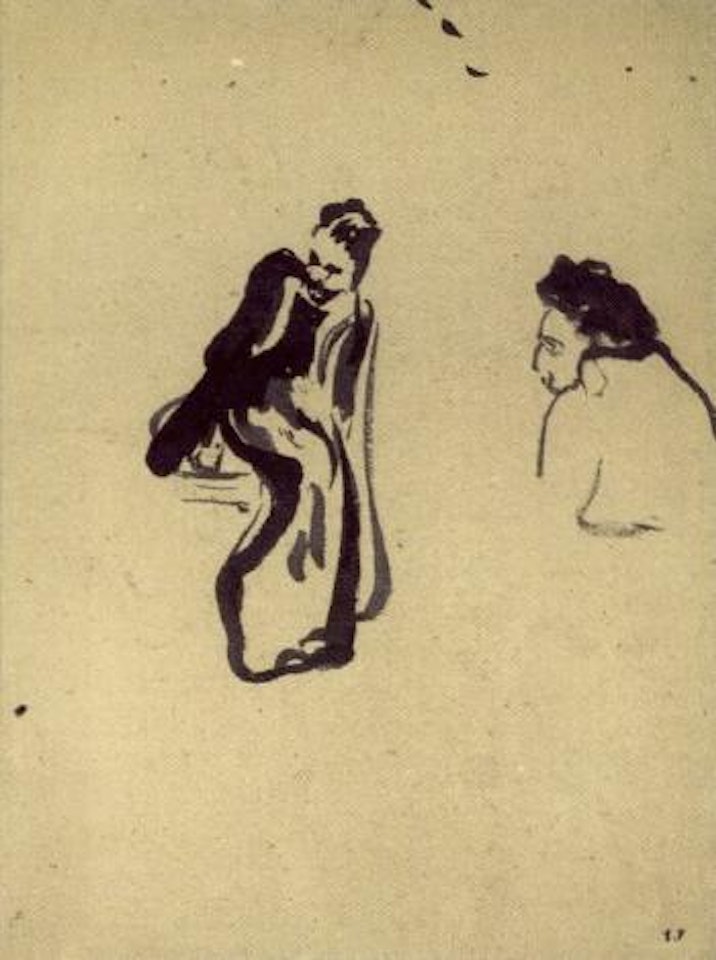 La rencontre by Édouard Vuillard