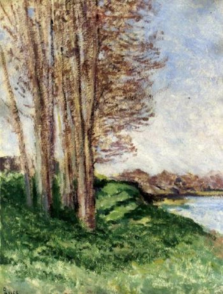 Les bords de la Loire a Saint-Ayr by Maximilien Luce