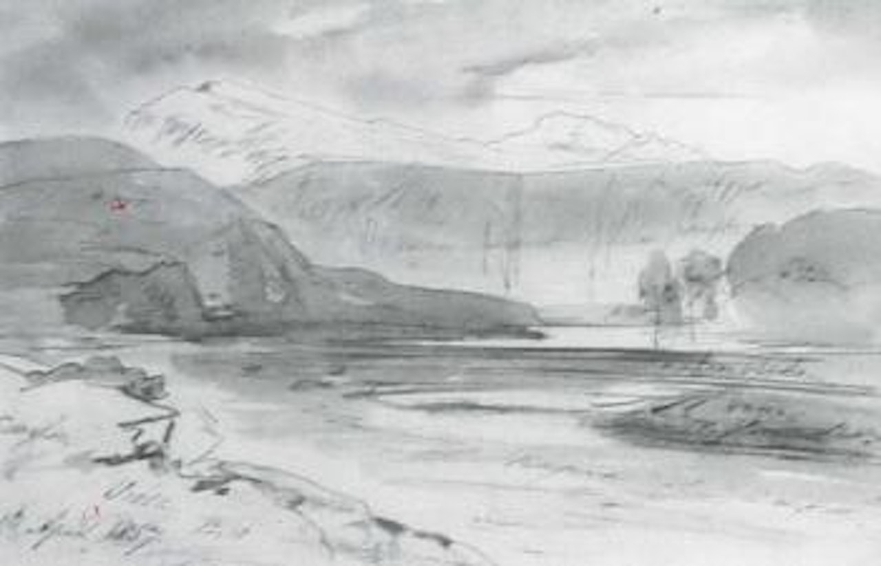 Viosa, Albania by Edward Lear