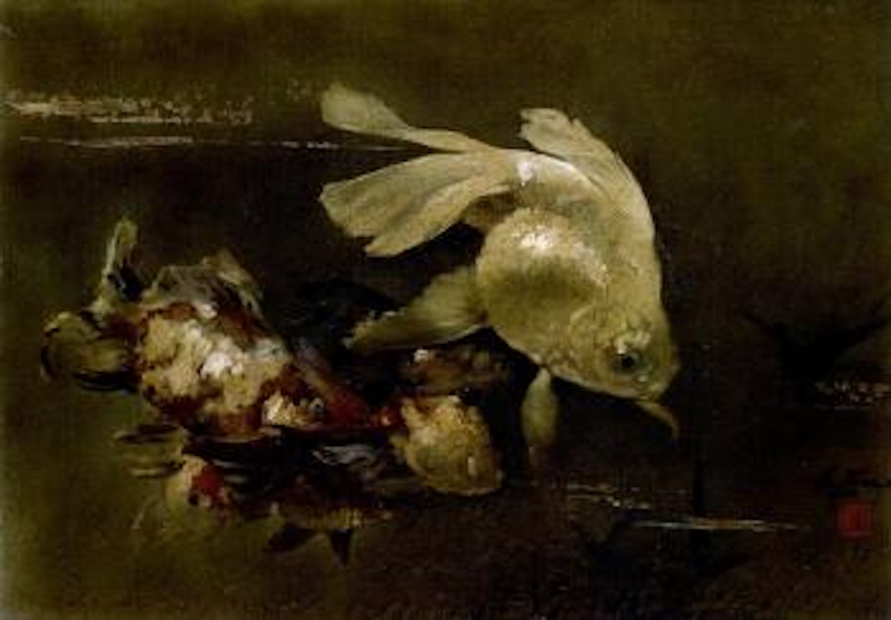 Goldfish by Lee Man Fong